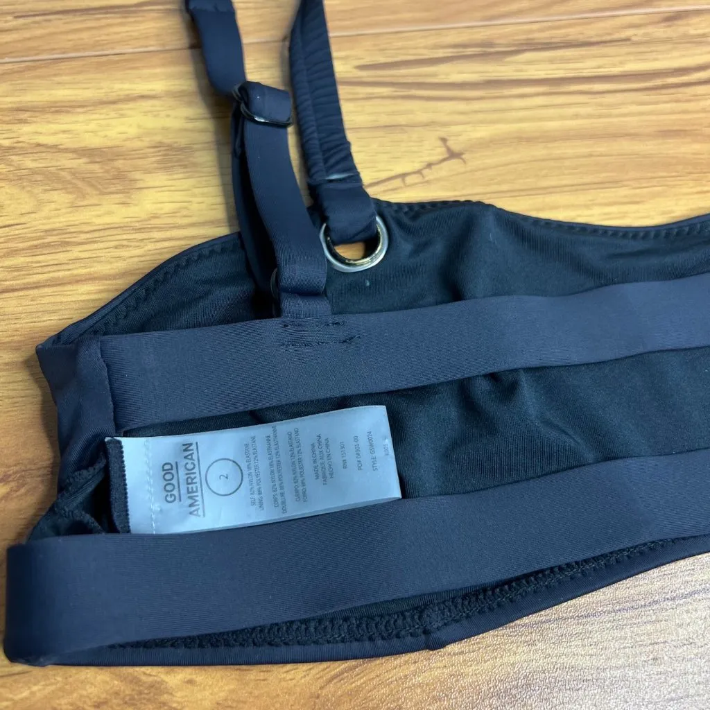 Good American Shapelifter Sporty Grommet Tank Top Bra Size 2 Medium‎ NEW - Image 8