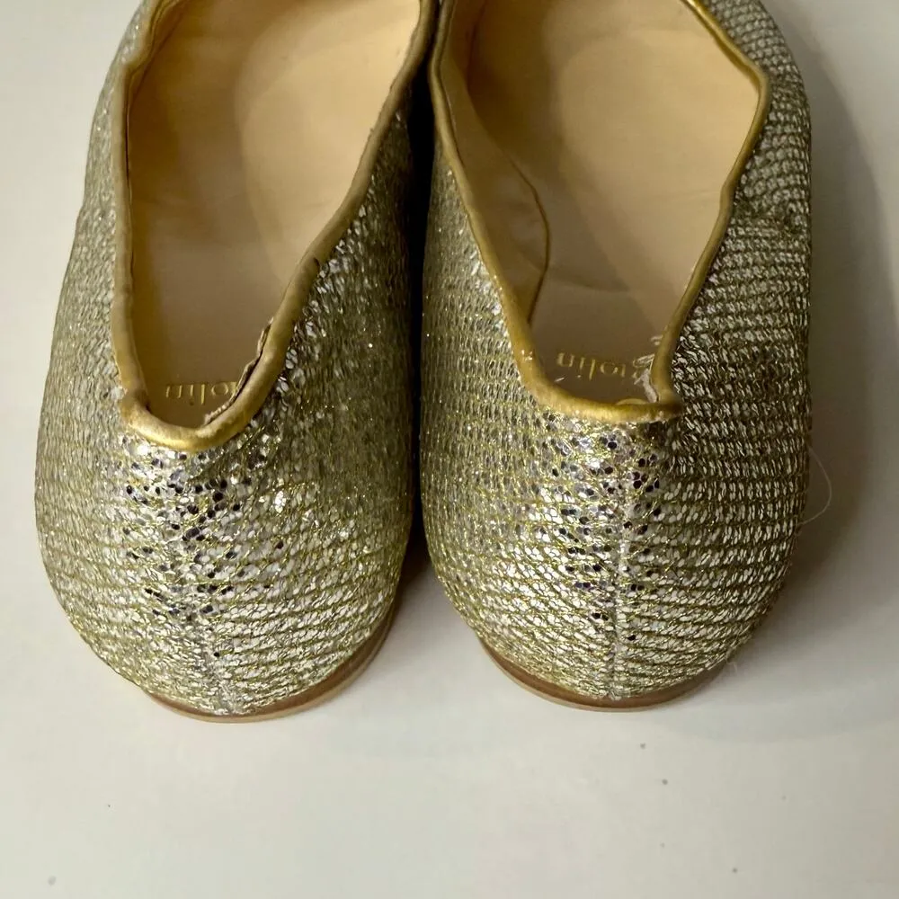 Enzo Angiolini Women’s Gold Flats Size 8 - Image 2