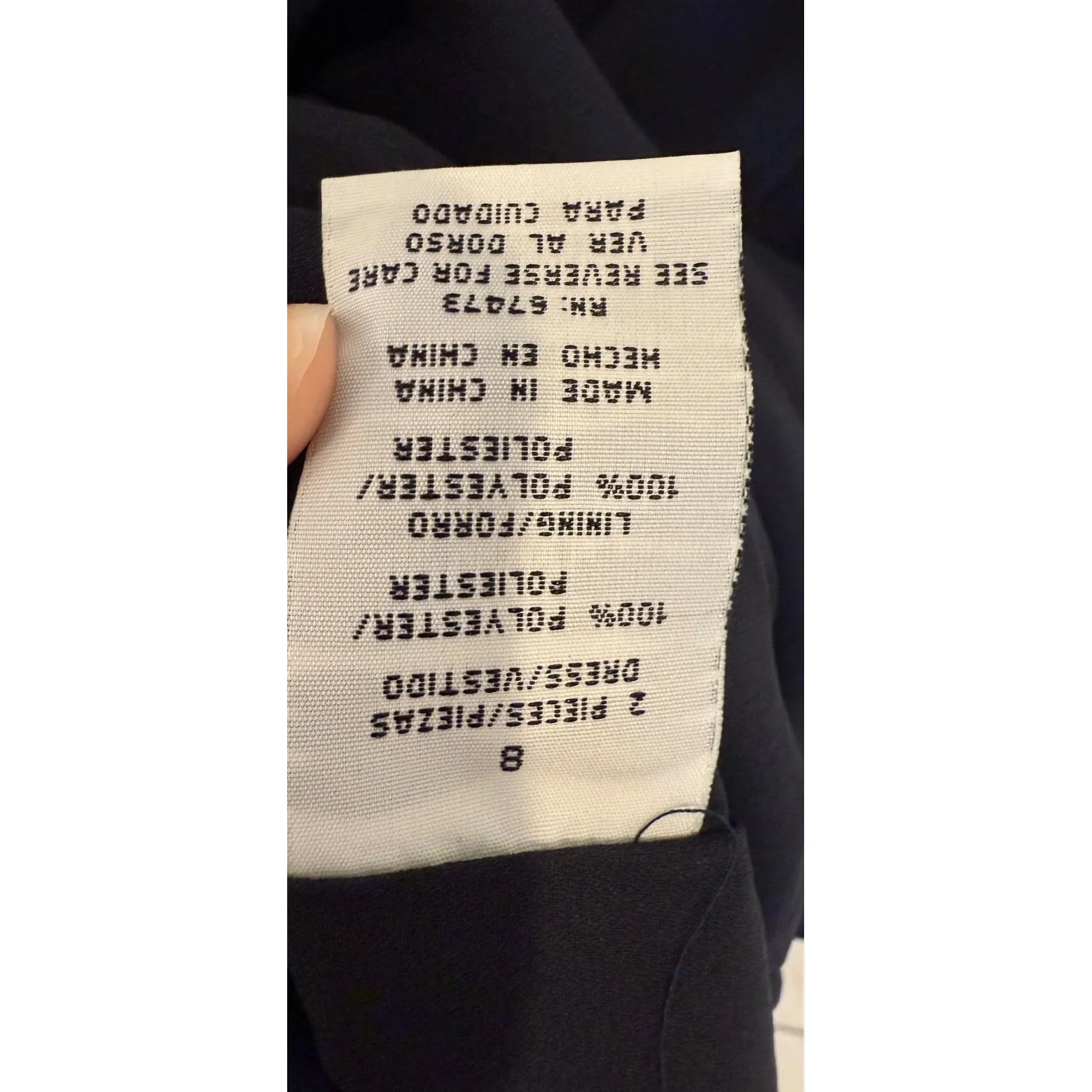 Danny & Nicole Black‎ Dress Sleeveless Party Cocktail Flounce Hem Size 8 - Image 4