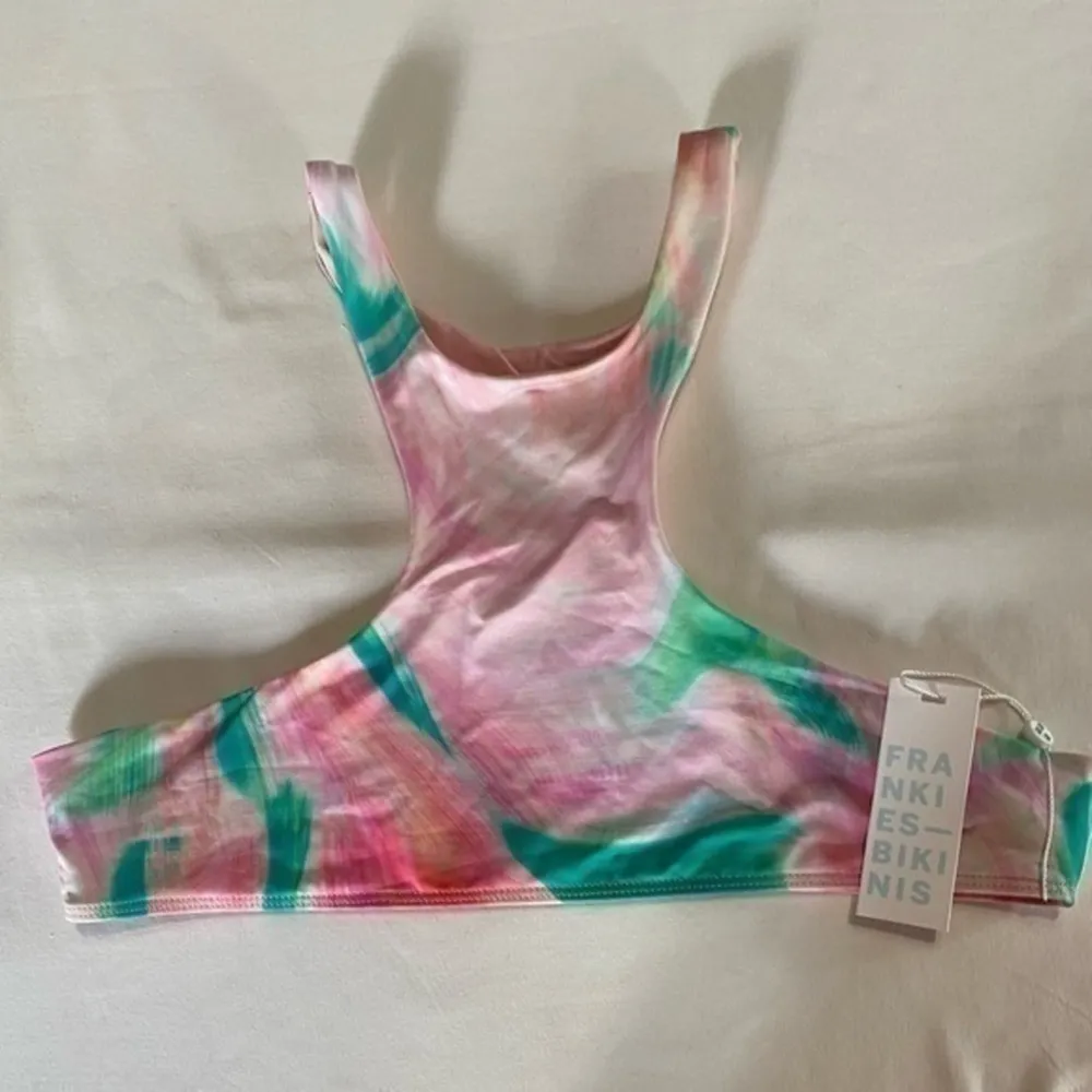 Frankie’s Rare Alexis Multicolor Patterned Bikini Swim Top In Trip Size XL NWT - Image 4
