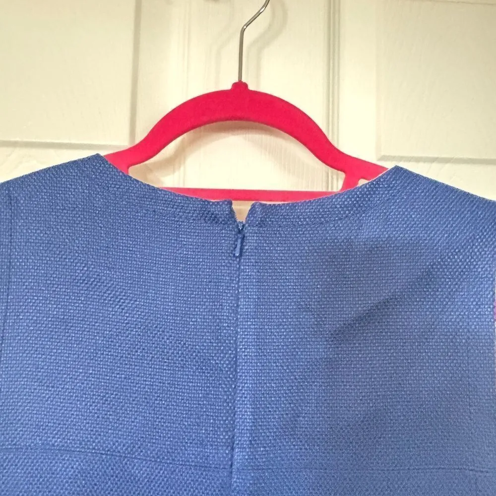 ‘S MaxMara Linen blend fully lined Mini Shift Dress pockets Size 6 - Image 12