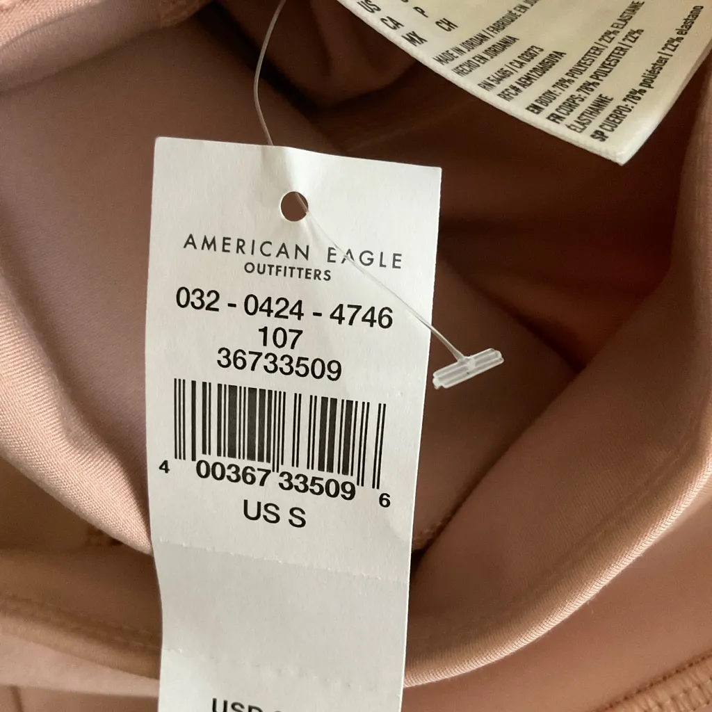 American Eagle Outfitters The Everything Pocket Leggings Size Small Pink New - Image 4