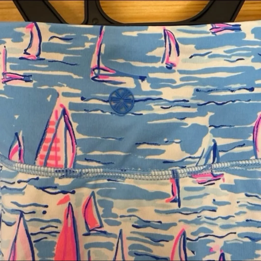 RARE Lilly Pulitzer Luxletic Adlai Skort in Boatylicious print MEDIUM - Image 6