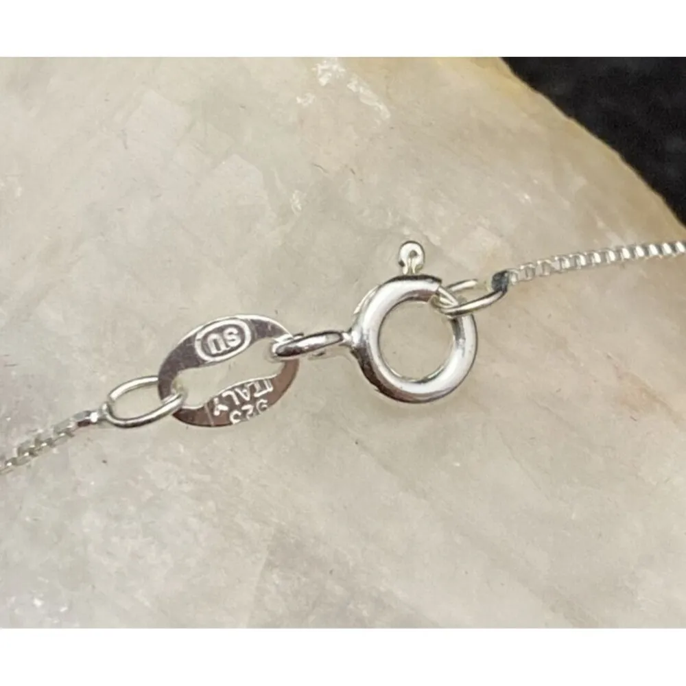 Sterling Silver 925 N Capricorn Diamond Accent Pendant 16'' Chain Necklace 2.8g - Image 7