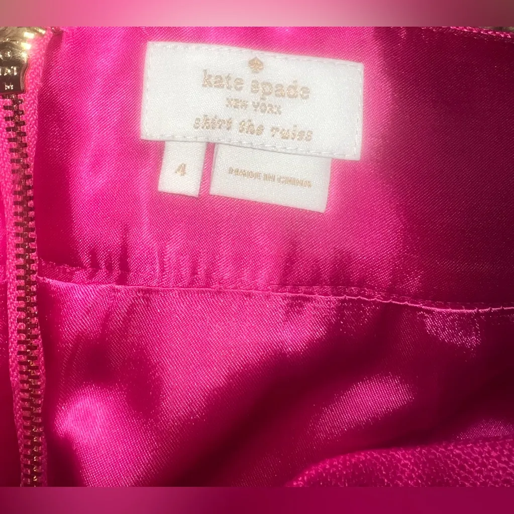 Kate Spade Delphine pink skirt - Image 3