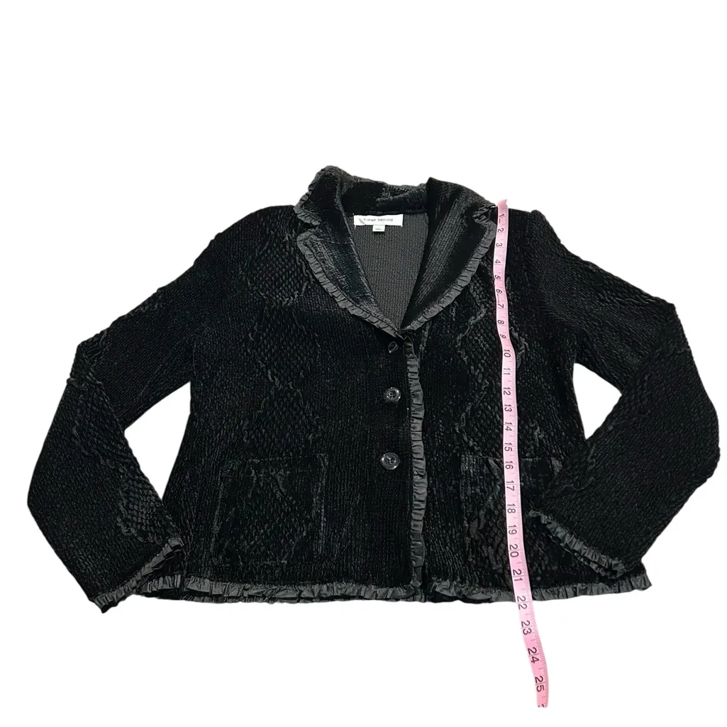 HARVE BENARD velvety black jacket - Image 2