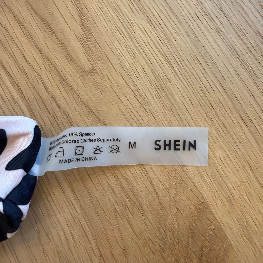 SHEIN Black and White Bikini - Image 4