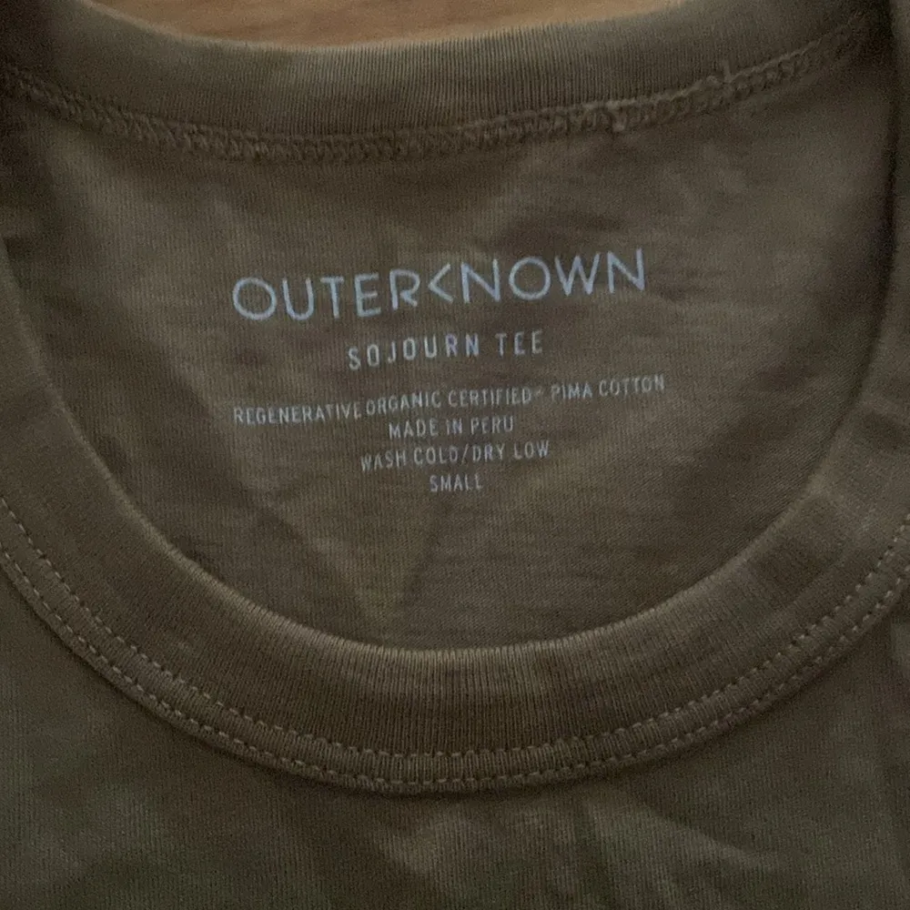 Outerknown Brown Short Sleeve Tee - Image 2