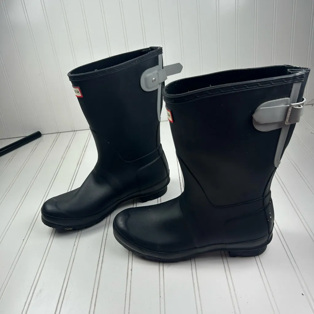 Hunter Original Short Adjustable Rain Boots Women’s Size 8 - Image 5