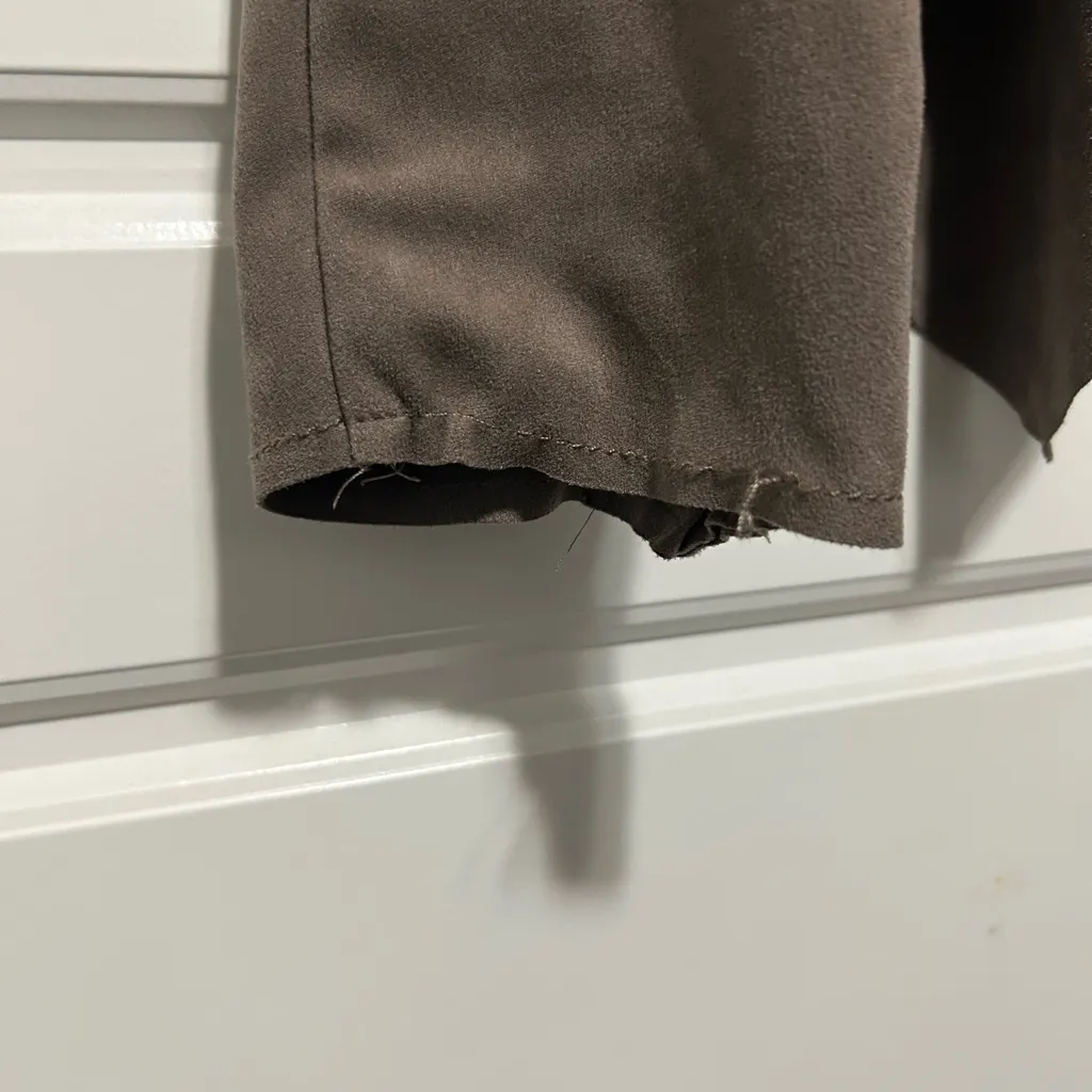 Kut from the Kloth Taupe Draped Blazer - Image 4