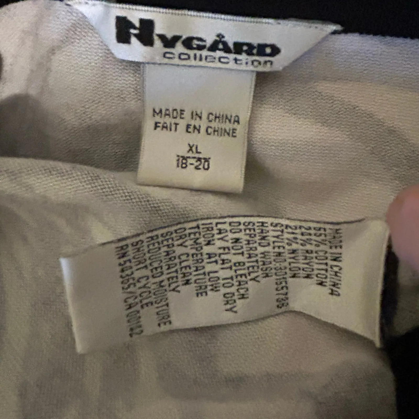 Sweater Jersey Floral Abstract XL 18 - Image 8