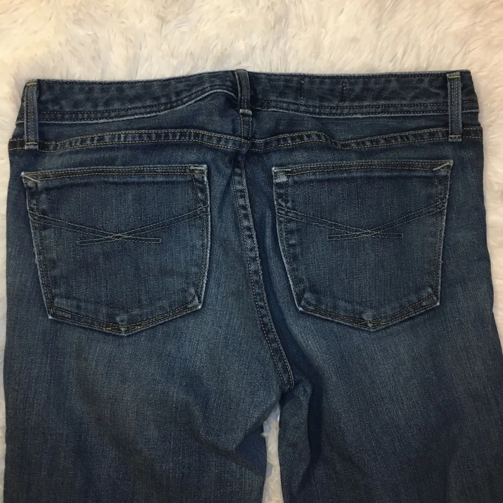 GAP 1969 Women’s Real Straight Dark Rinse Blue Denim Jeans, 28/6 - Image 10