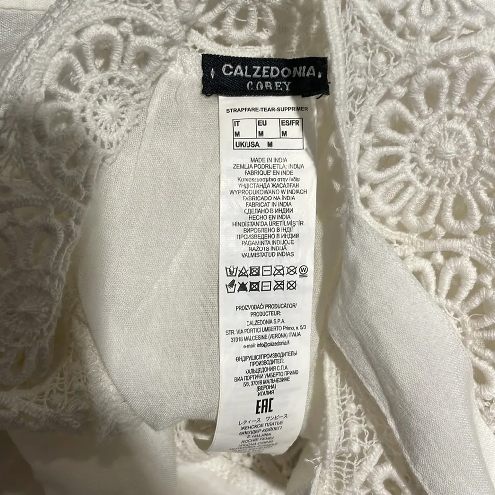 Calzedonia White Dress Size Medium - Image 3