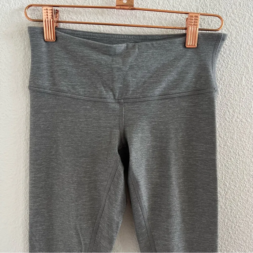 Lululemon Heathered Gray Active Legging Workout Athleisure 2 - Image 4