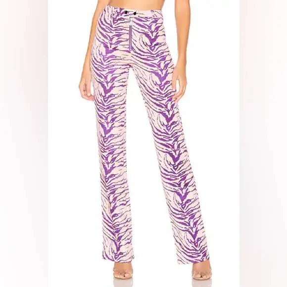 I. AM. GIA. Kiki Pant in Purple Zebra Size XS - Image 5
