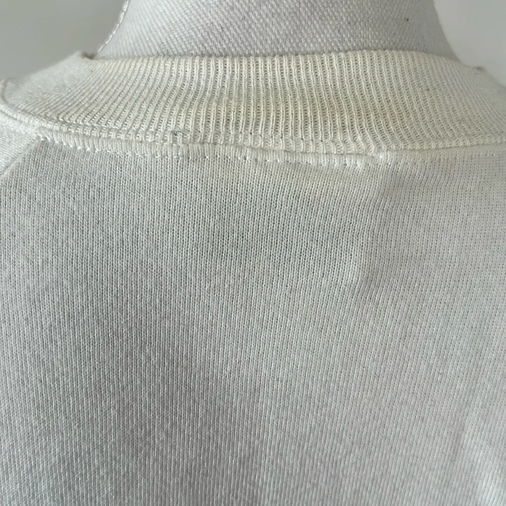 Vintage 90s Crewneck Sweatshirt Red Size L - Image 9