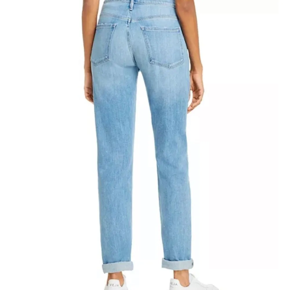 FRAME Le Beau High-Rise Boyfriend Jeans in Walden Rock - Image 2