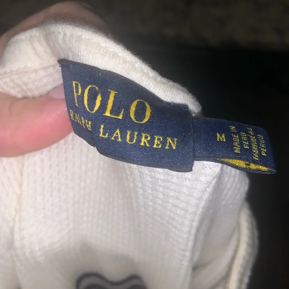 Polo Ralph Lauren spring thermal long sleeve dress party nautical striped preppy White Size M - Image 3