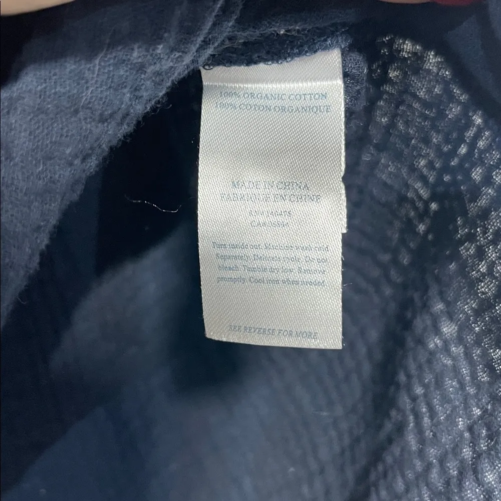 FAHERTY WOMENS DREAM DESMOND COTTON GAUZEY TOP BLOUSE NAVY BLUE XS - Image 4