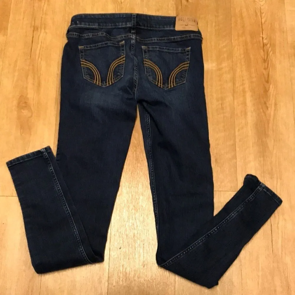 Hollister Skinny Blue Jeans Size 5 Long Streetwear - Image 4