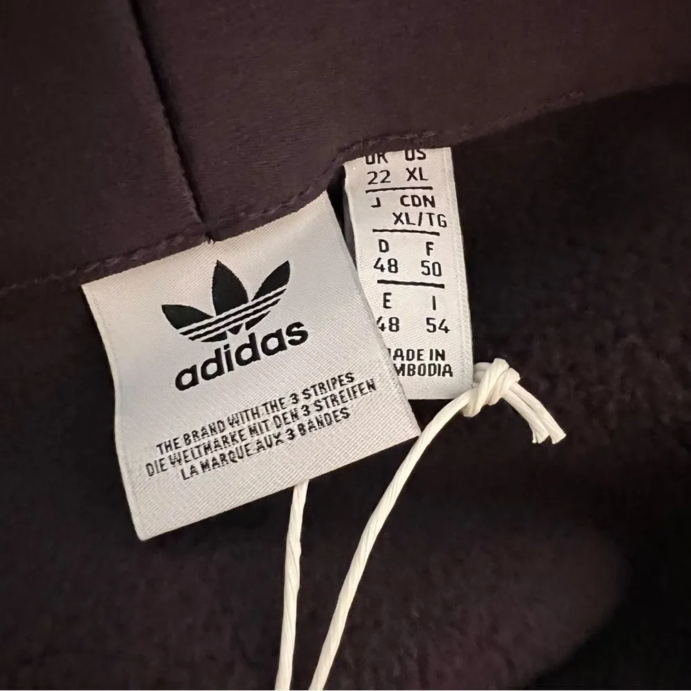 Adidas Skirt Polar Fleece Noble Purple Drawstring Size XL NWT - Image 6