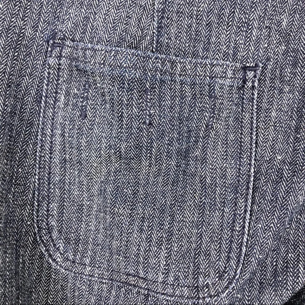 7 for All Mankind Nico Wide Leg Herringbone Trousers Pants Size 27 low rise y2k - Image 11