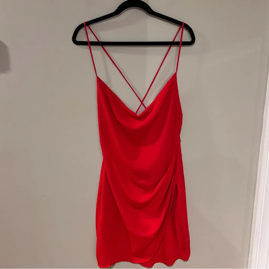 Lucy in the Sky Red Mini Dress - Image 2