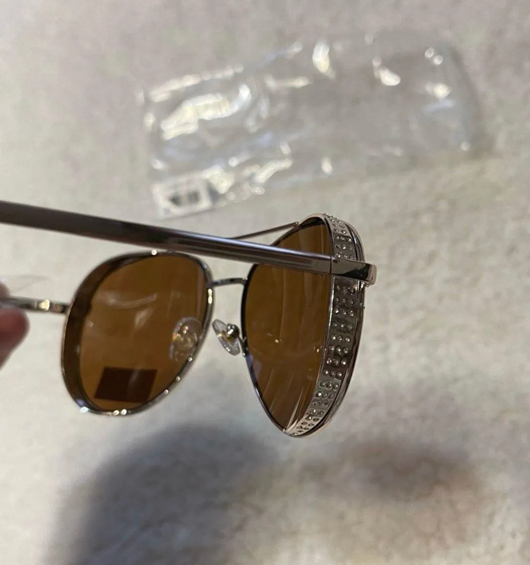 NWT  Gold Aviator Sunglasses - Image 3