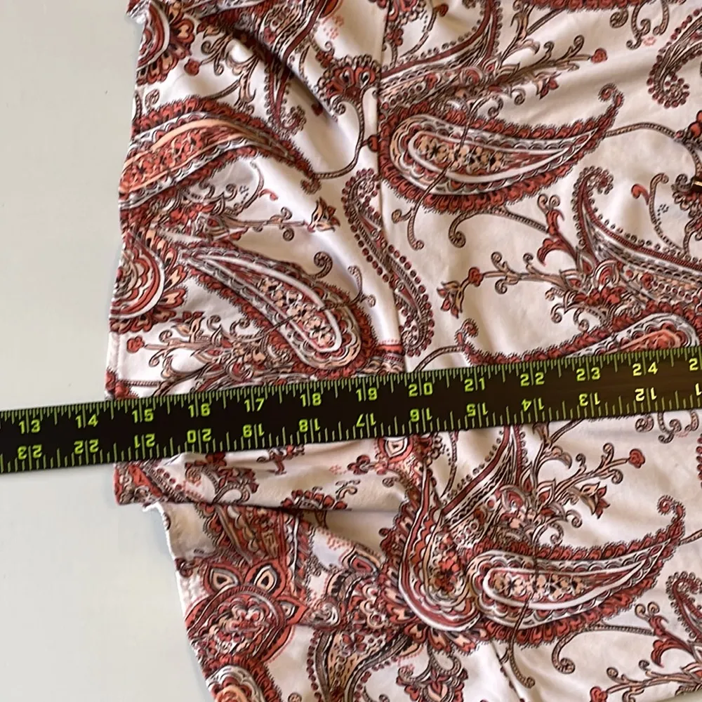 Michael paisley ruffle pencil skirt - Image 9