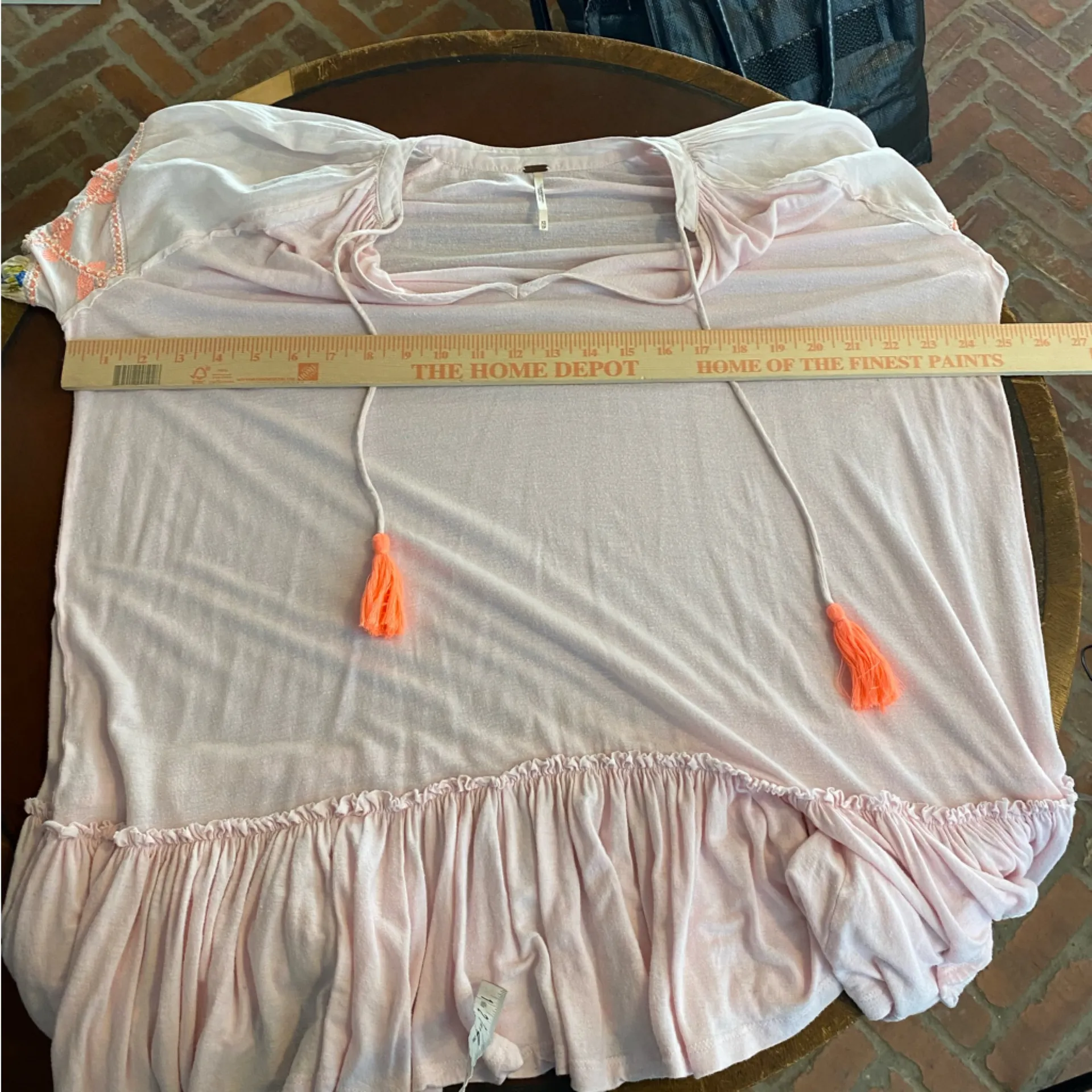 Free People Mix It Up Tunic Dress in Pink size xs oversized Flowy‎ airy feminine - Image 12