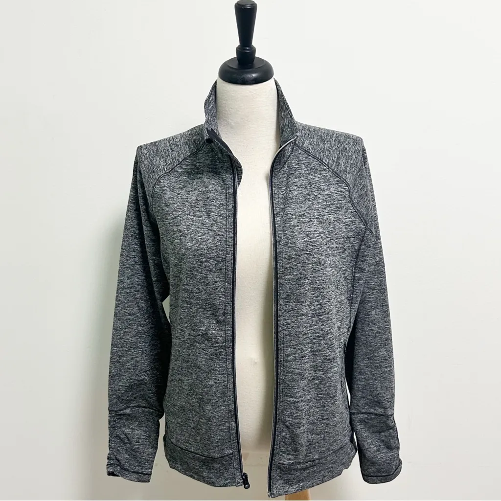 Outdoor Research Black Gray Spacedye Zip Up Long Sleeve Slim Fit Melody Jacket L Size L - Image 3