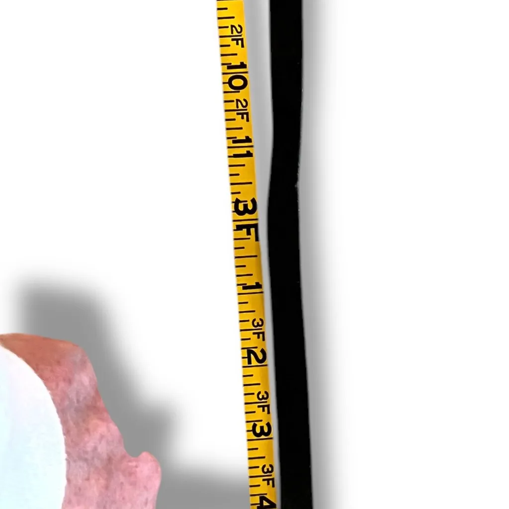 Vintage Brown Leather and Silver color metal conch tie belt or hat band - Image 5