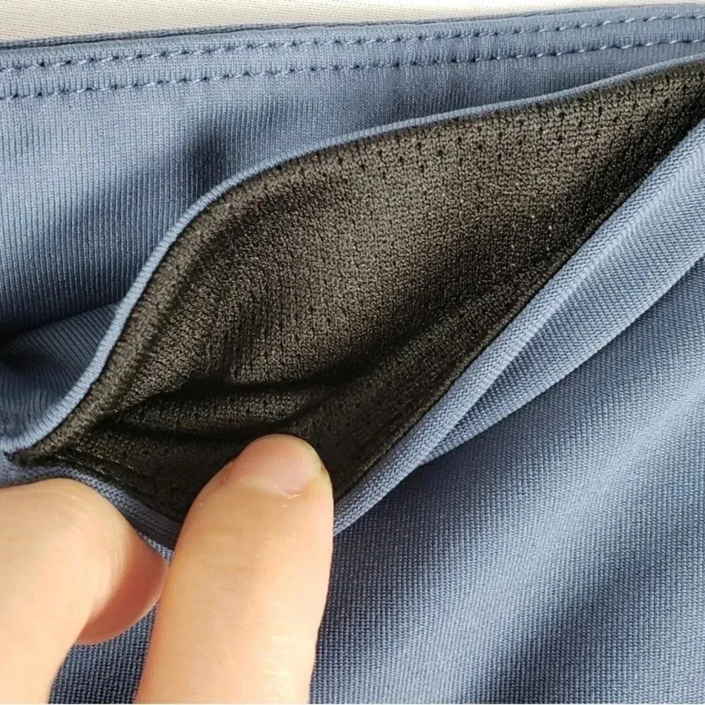 XERSION Navy Blue and Pink Floral Leggings‎ | Medium | EUC - Image 9