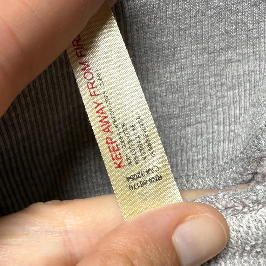 FP Movement All Sport Sweat Hoodie Grey Oversized Crop XS Free People - Image 8