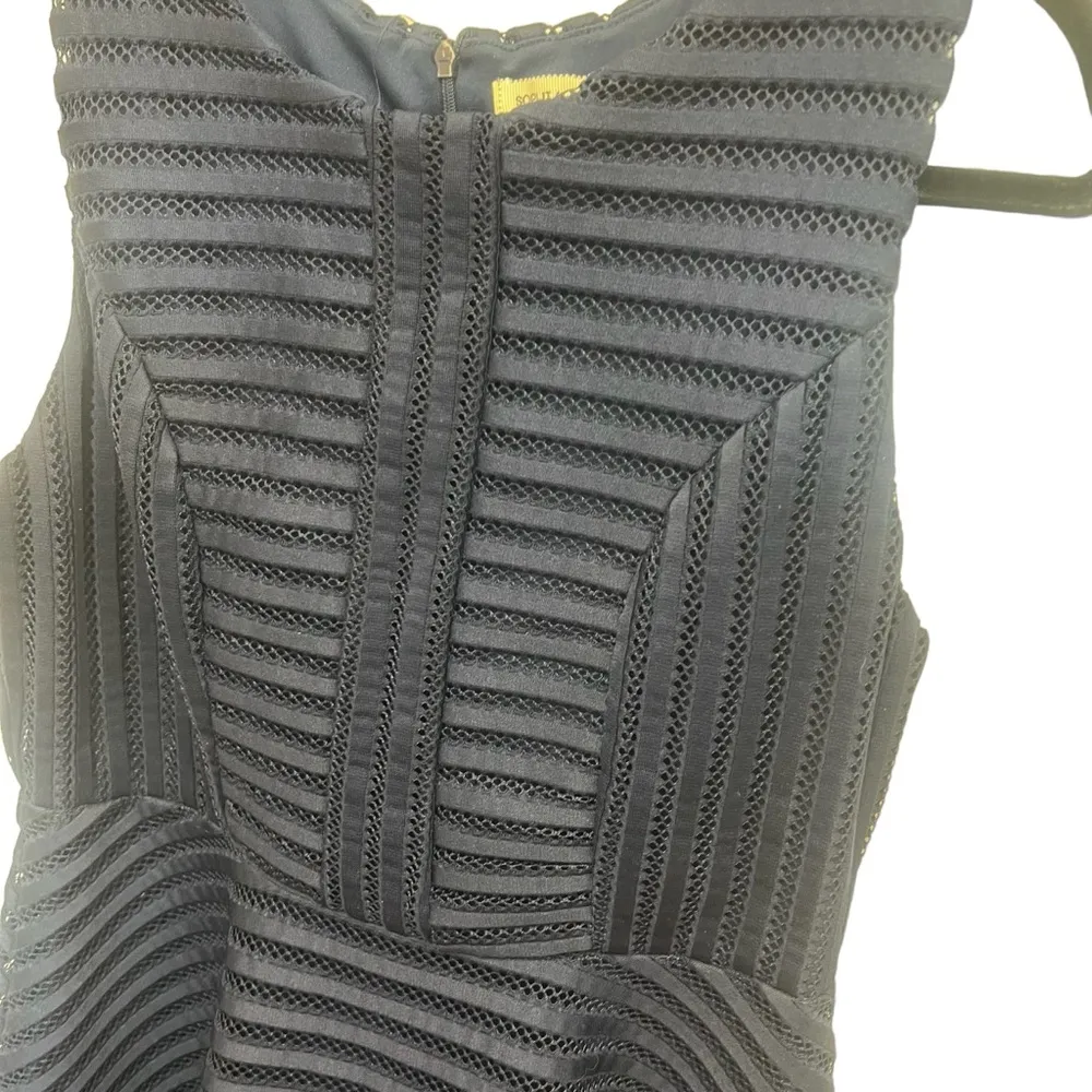 Sophia + Zeke navy blue textured skate dress size XL - Image 5