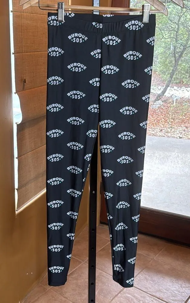 Sinful Charm 505 Area Code Albuquerque New Mexico Pride Leggings Size XS US 4 Black - Image 4