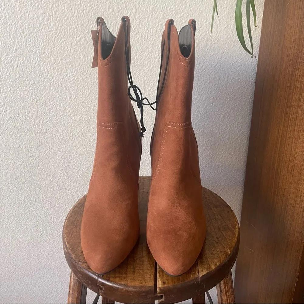 Worthington Women's Brown Size 11M Suede Ankle Boots - Image 2