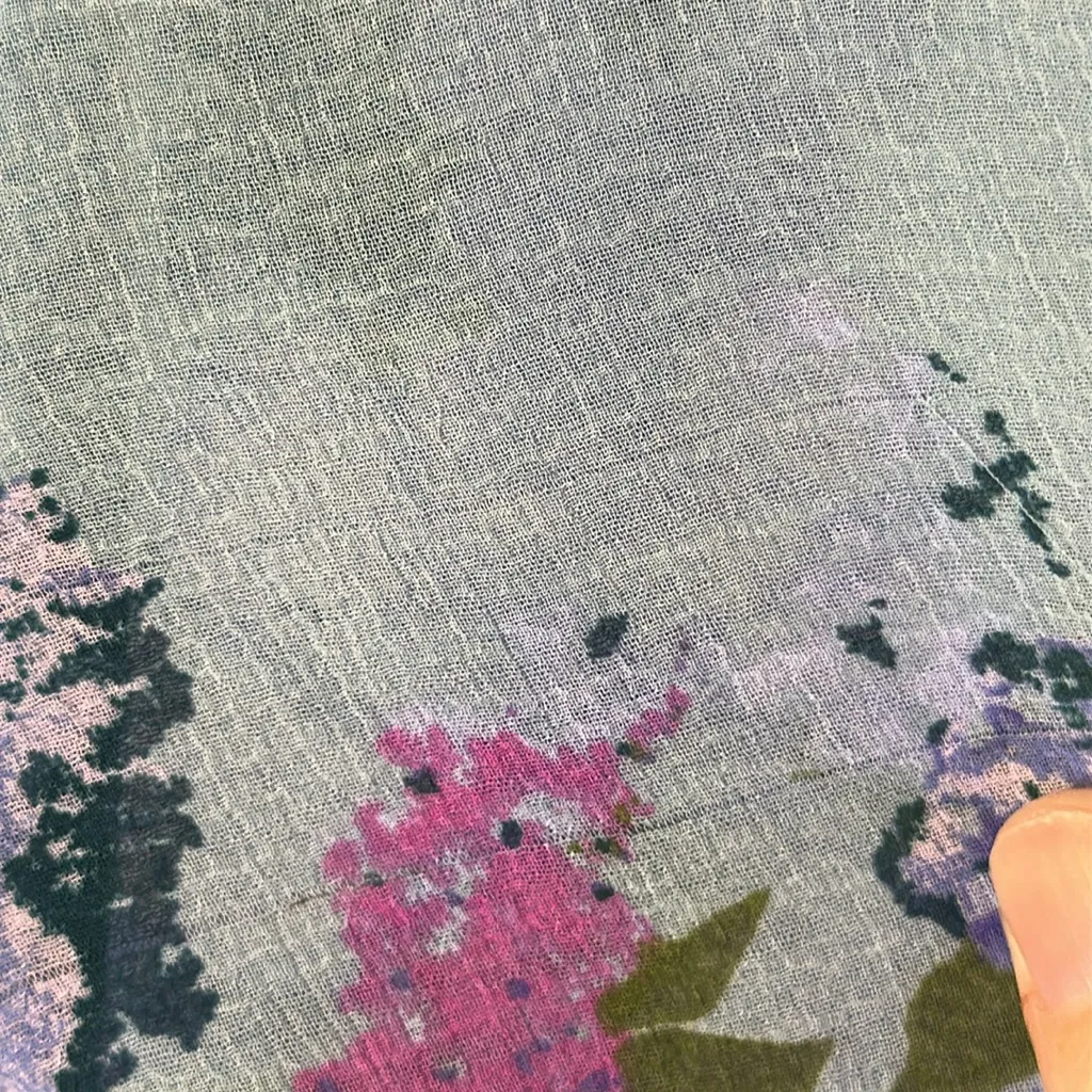 Free‎ People Daphne Blouse with sheer lace yoke and gathered Edwardian Sleeves - Image 9