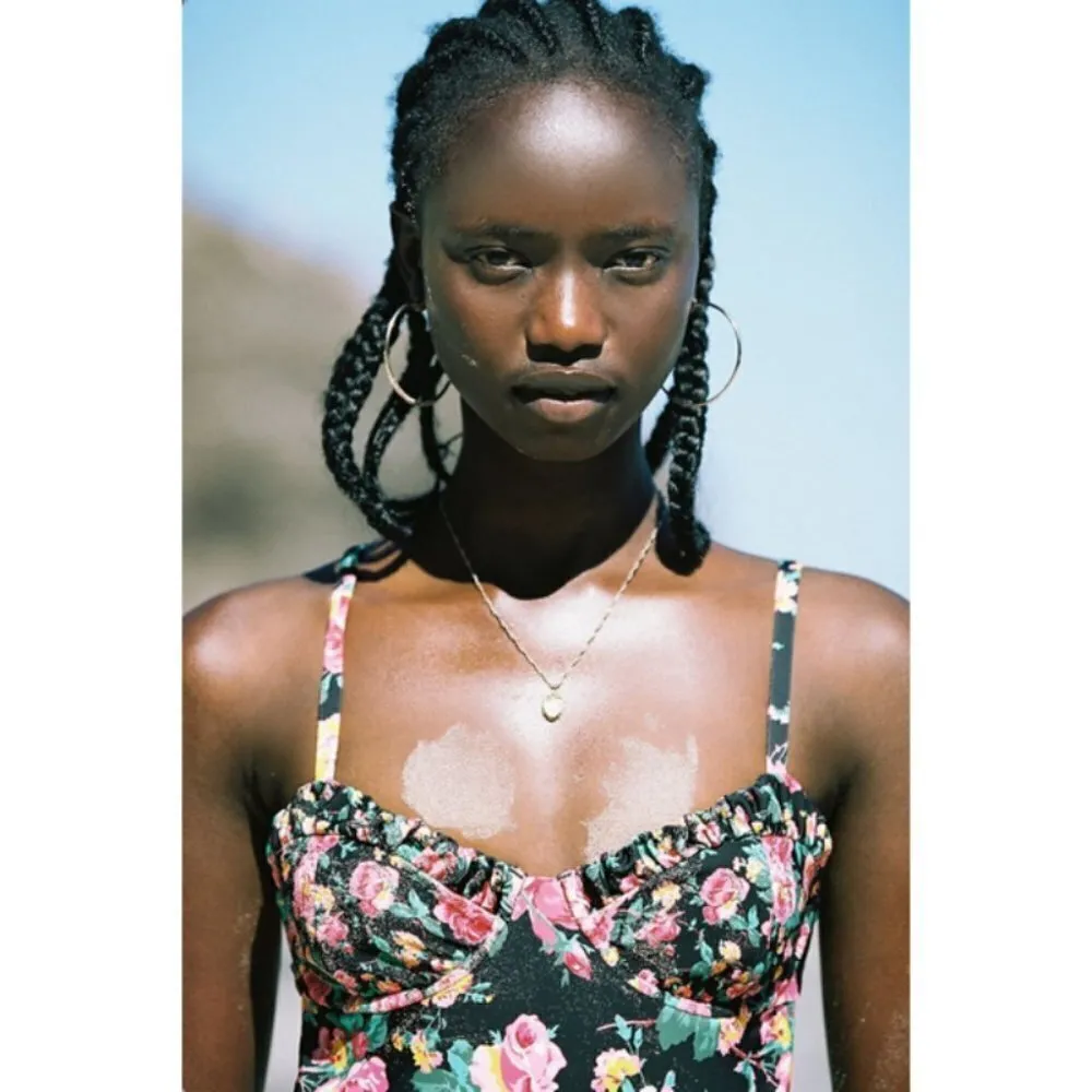 💕FOR LOVE AND LEMONS💕 Rosewater One-Piece Swimsuit ~ Floral Print Small S NWT - Image 3