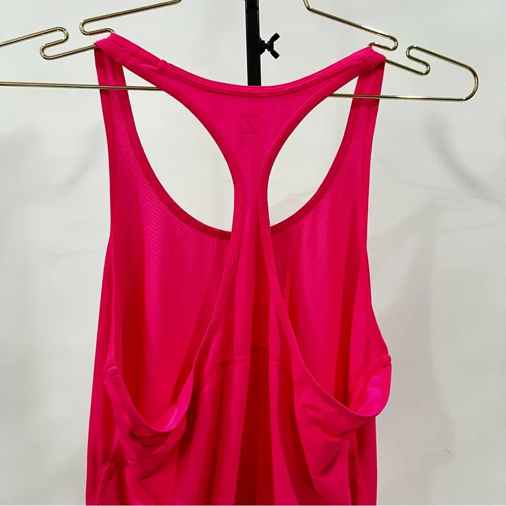 Z By Zella Mesh Racerback Tank Top Hot Pink Size Medium - Image 6