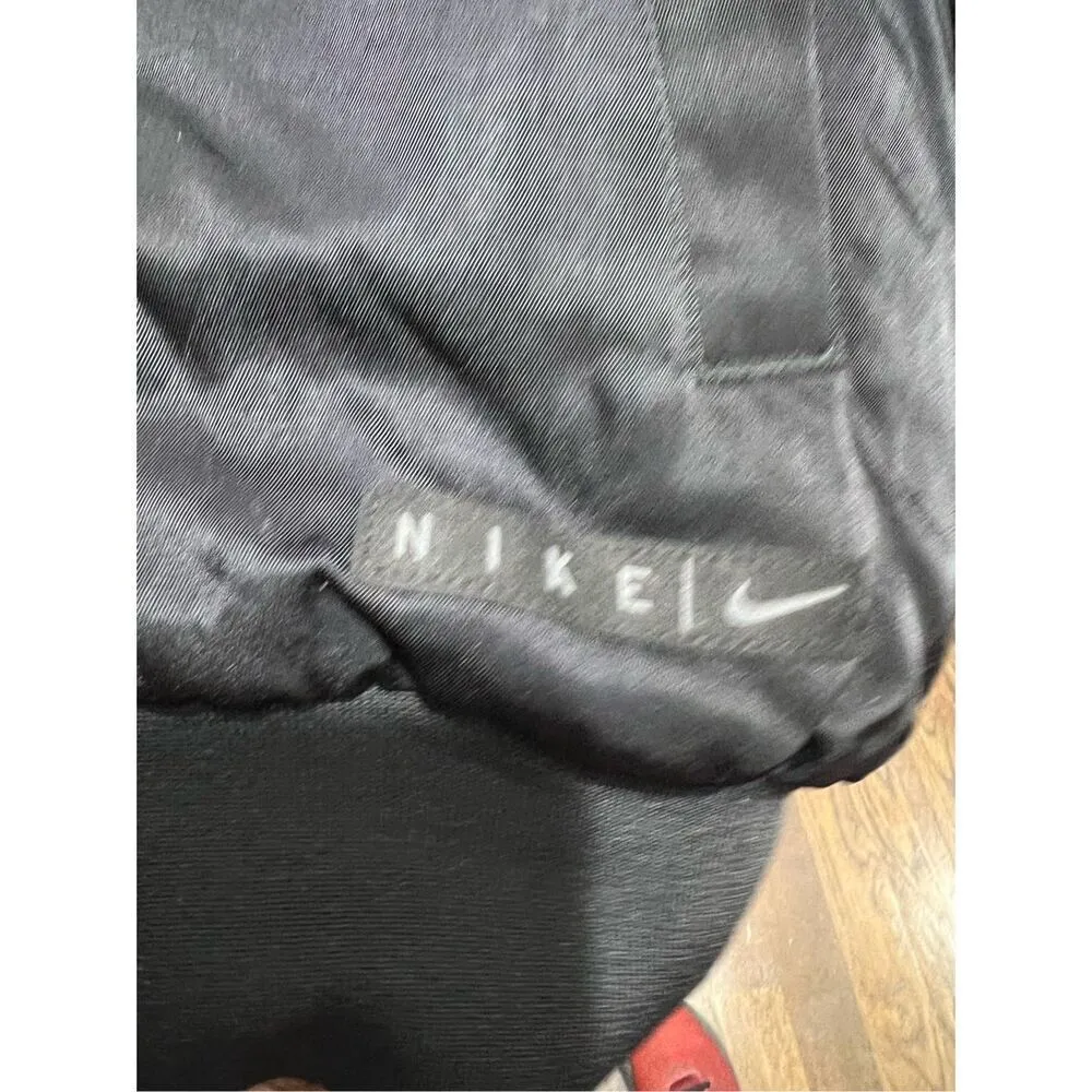 NIKE WOMENS SPORTSWEAR REVERSIBLE BOMBER JACKET (BLACK/ANTHRACITE) - Image 4