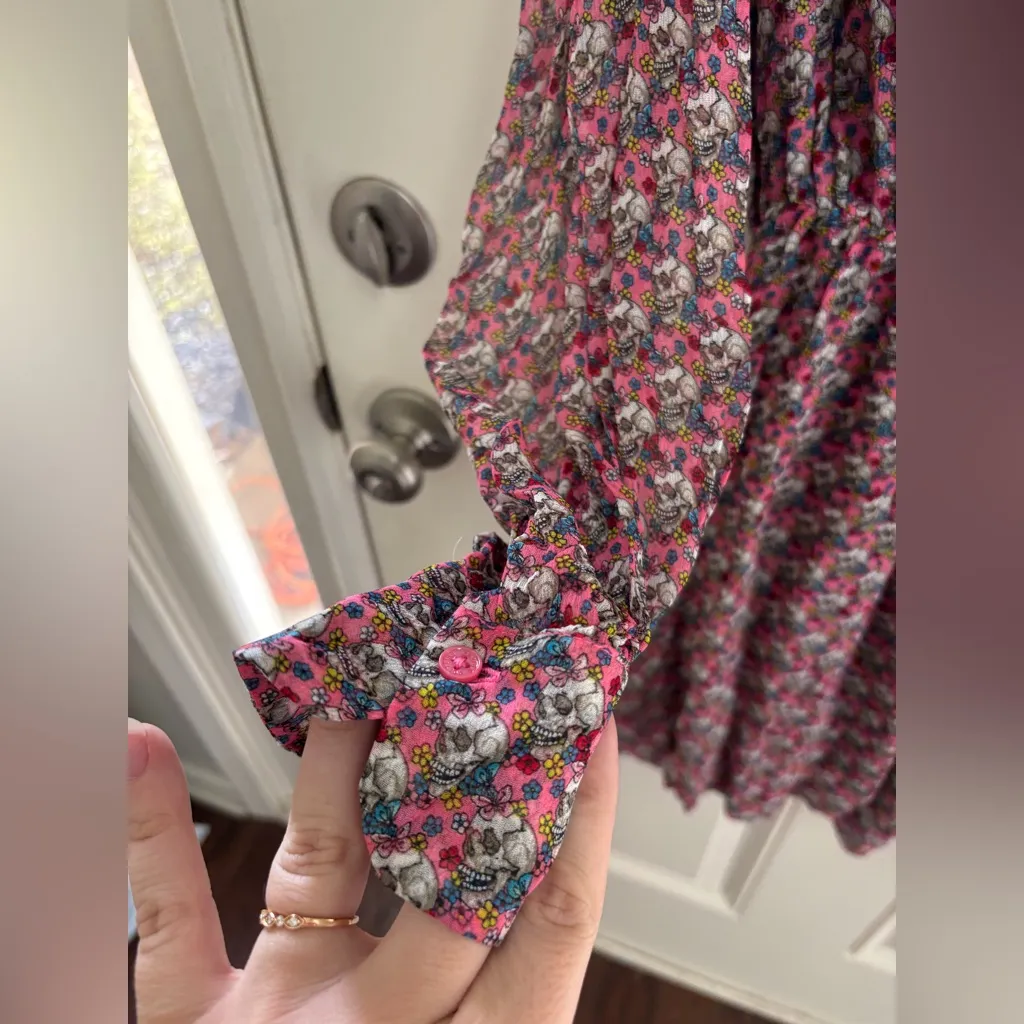 Zadig & Voltaire Women's Reevas Liberty Skull Dress Size Medium - Image 4