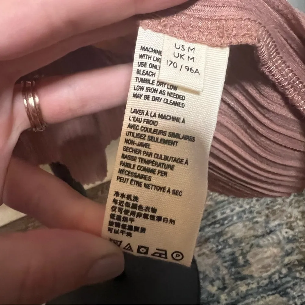 Free People Can’t Help It Clay Pink Mini Dress Medium - Image 12