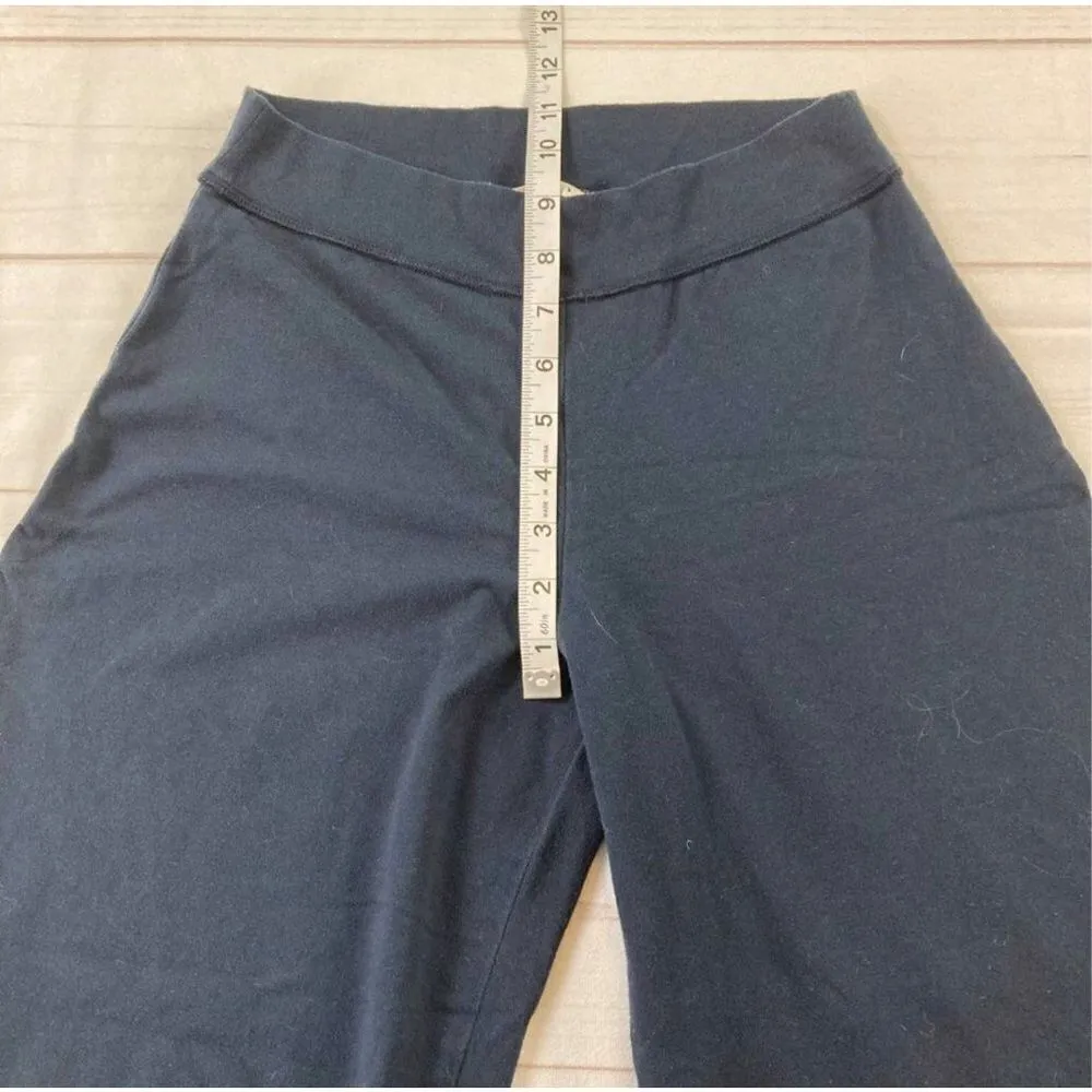 CAbi Navy Blue Crop Pull On Pants Size Small - Image 4