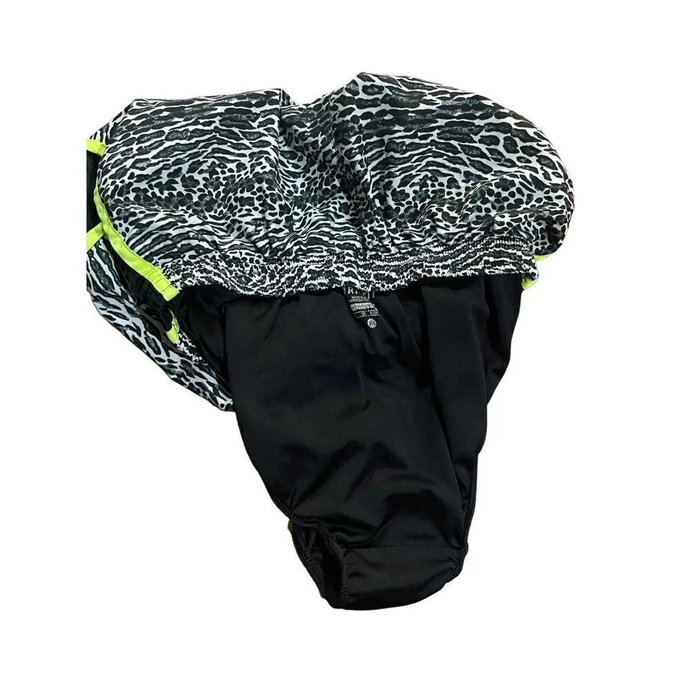 Nike Dri fit Leopard animal print Running activewear Shorts sz XS - Image 7