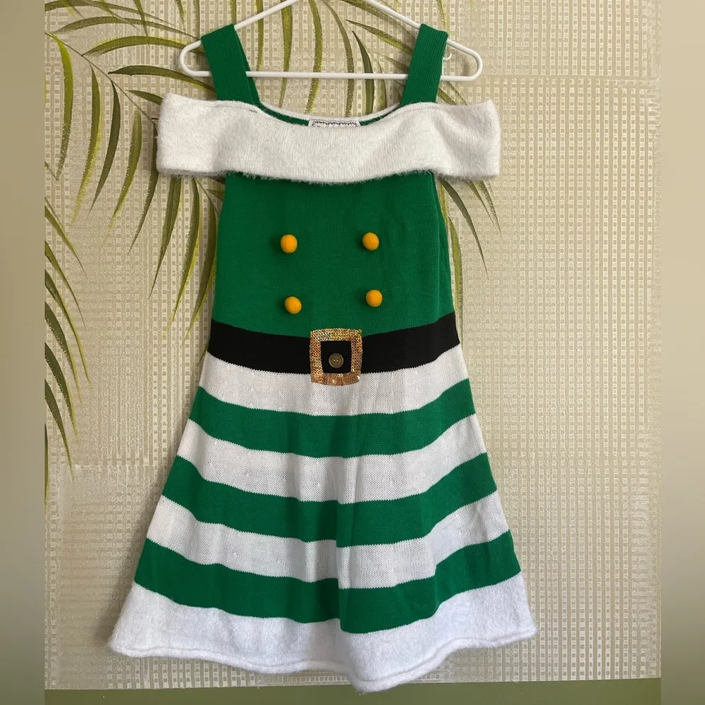 To and From: Christmas Elf dress Size S super cute Christmas party costume - Image 8