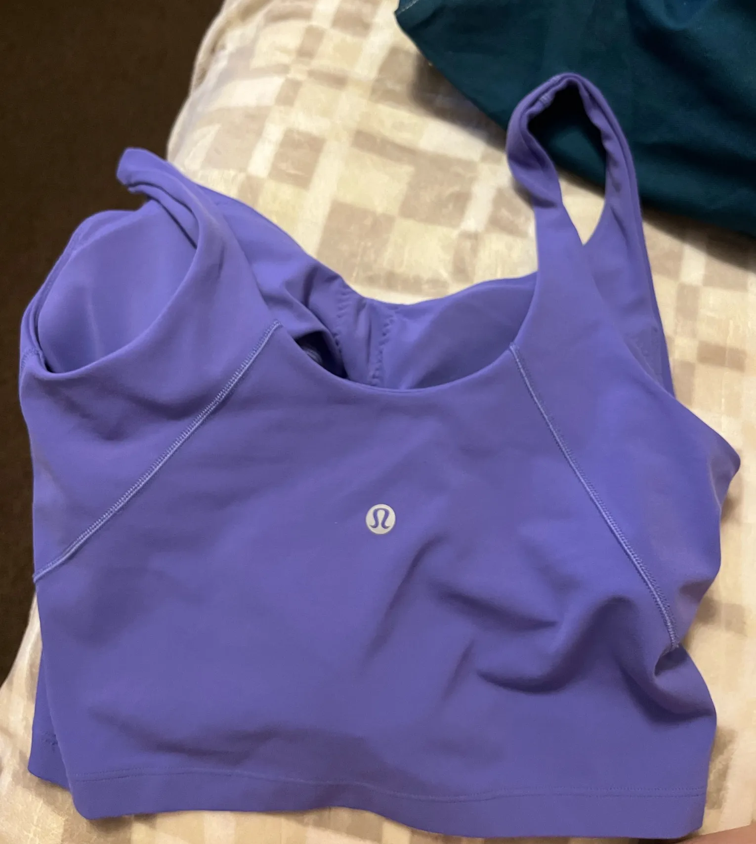Lululemon Purple Align Crop Tank - Image 2