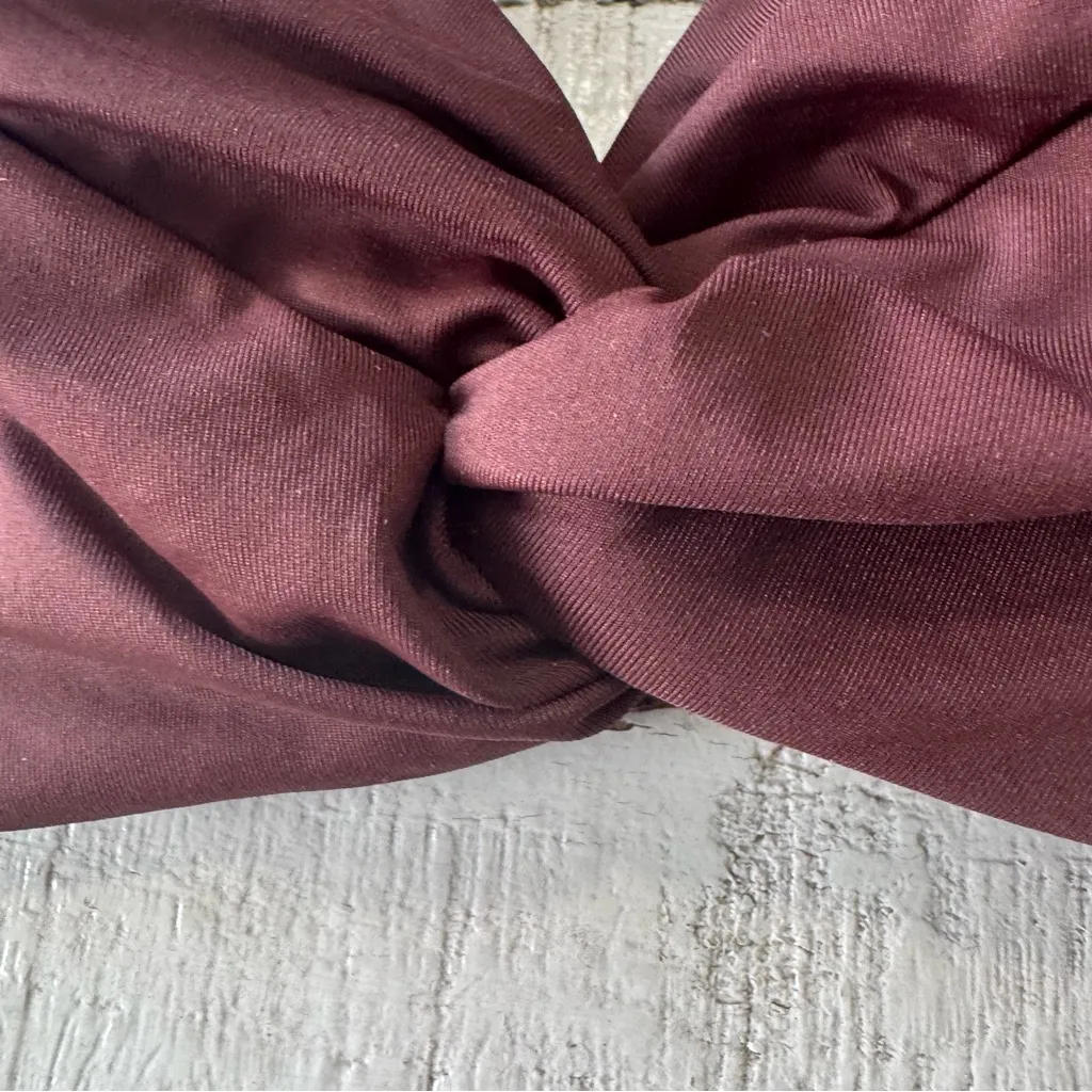 La Blanca Island Goddess Twist NWT size 4 Underwire Bikini Top in Java Brown - Image 4