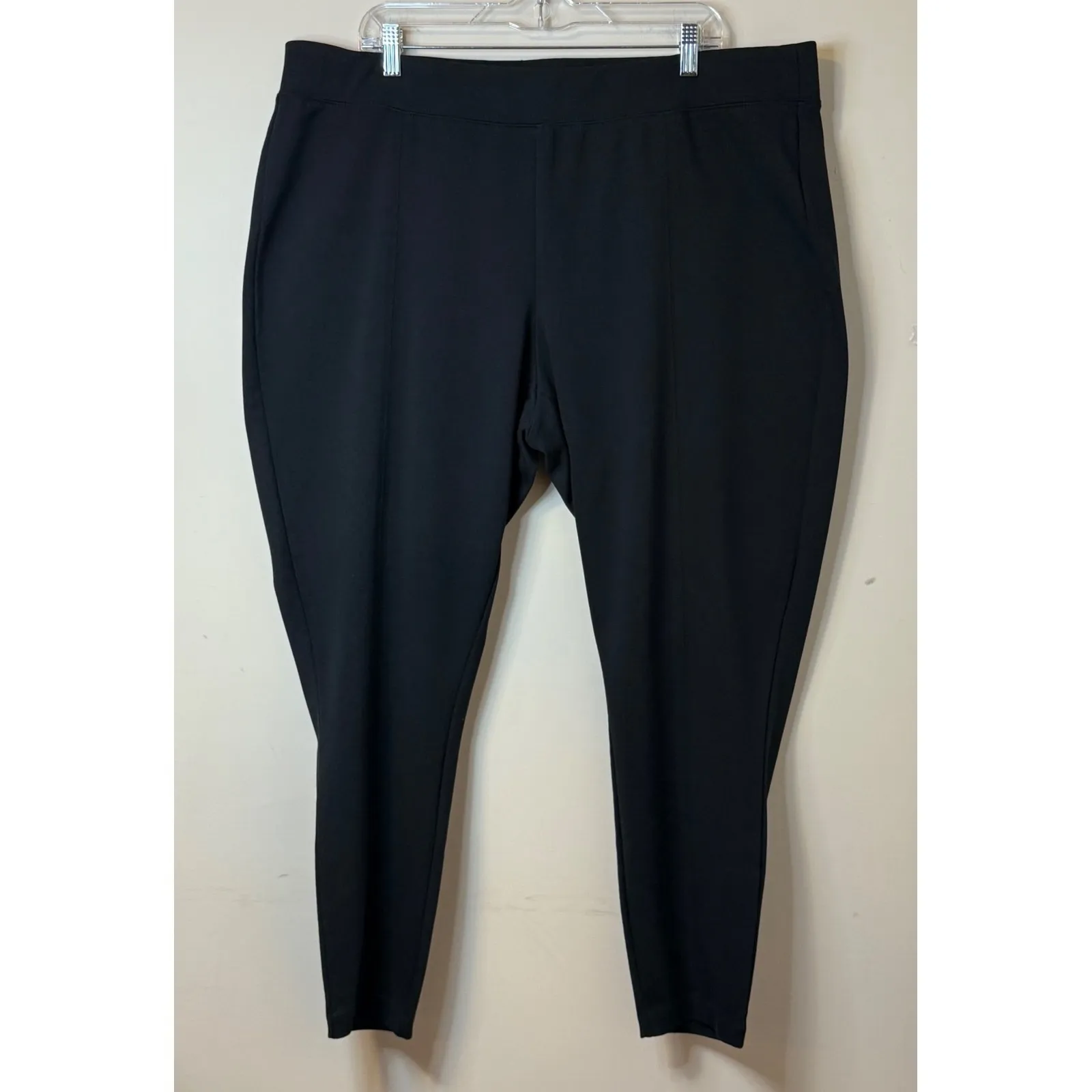 Maurices Black Knit Comfort Stretch Workwear Ponte Women's Plus Size 22W REG # - Image 2