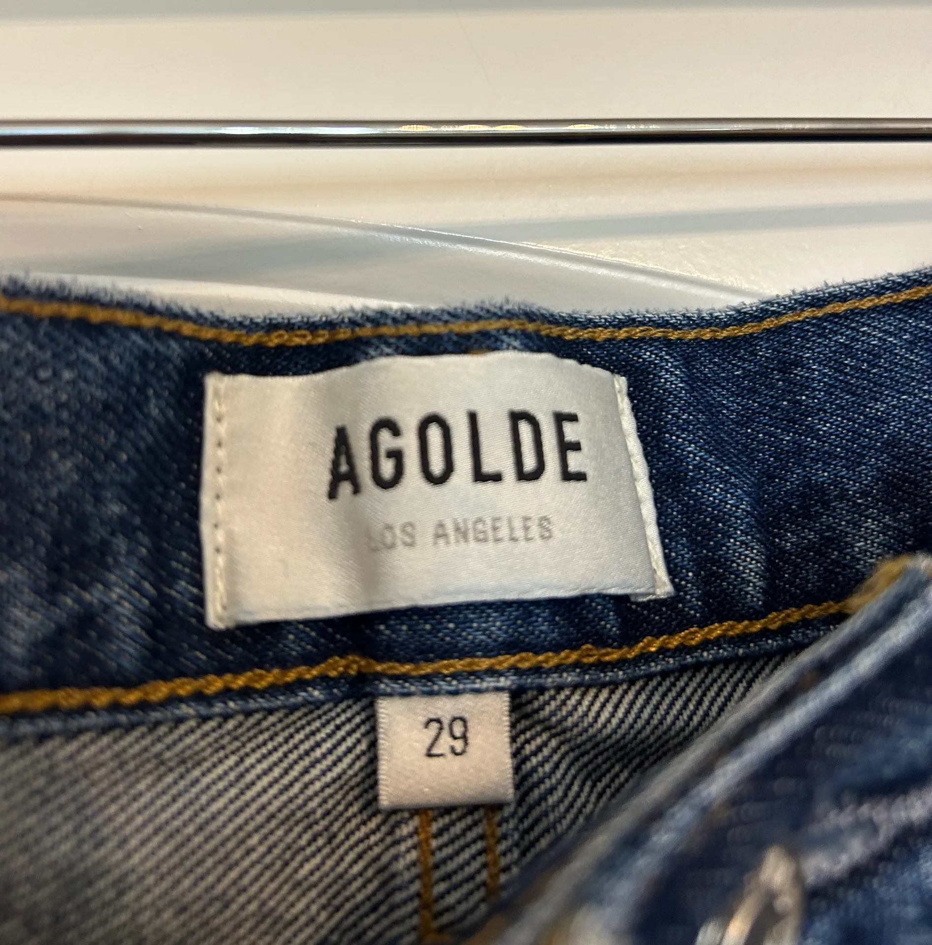 Parker High Rise Denim Shorts - Image 3